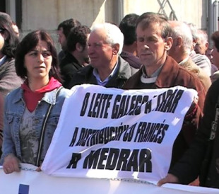 Os manifestantes demandan medidas que impidan a importación a prezos tan baixos