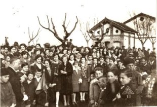 Inauguración do monumento, en 1934