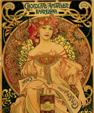 Chocolate "Amatller", Barcelona, 1900