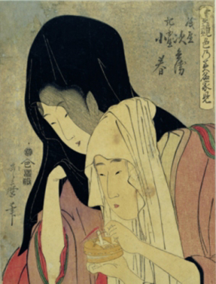 Utamaro. "Amantes"