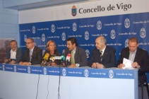 Un momento da presentación do Mundial, en Vigo