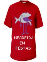 Camisola das festas de verán de Negreira, feita pola asociación de festexos